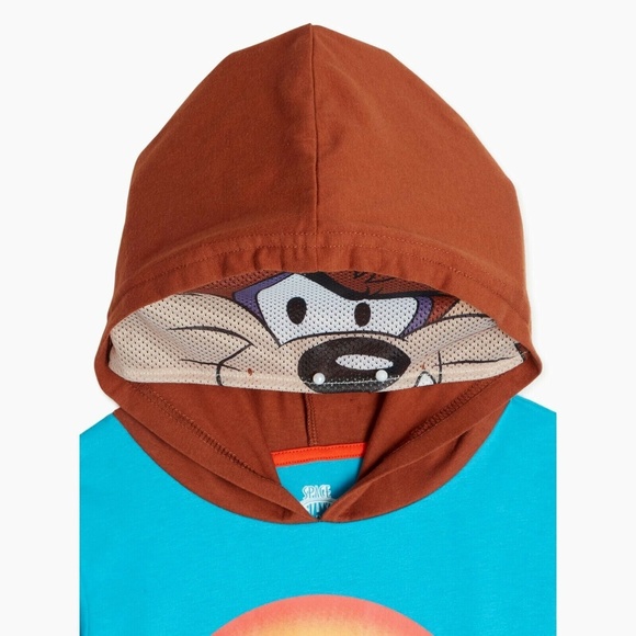 Space Jam 2 Piece Boys Tune Squad Tazmanian Devil Hoodie Pants Outfit Set Size 8 - Picture 16 of 16